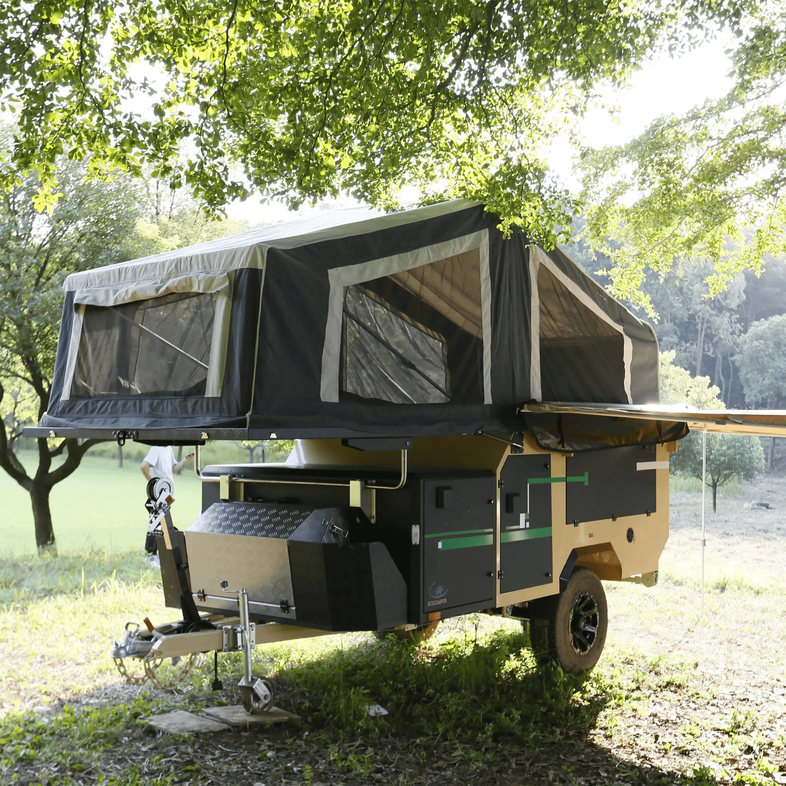 Ecocampor Off Road Mini Camper Trailer Lightweight Folding Camper EPOAL USA
