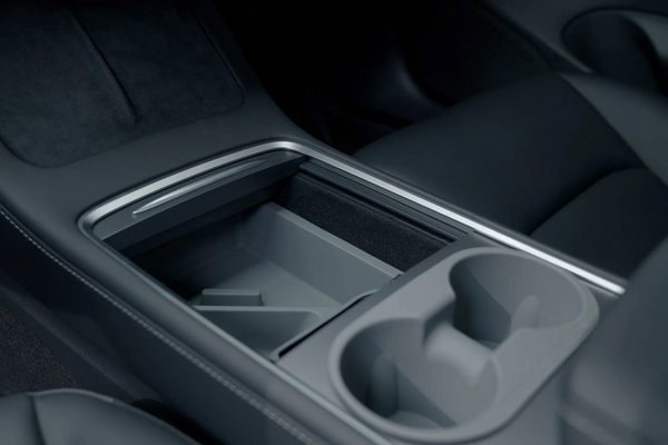 Tesla Model Y with premium center console design