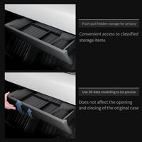 For Tesla Cybertruck Central Console Glove Box Storage Box 2024 Car Storage Tray Tidying Organizer Case Car Pickup Accessories