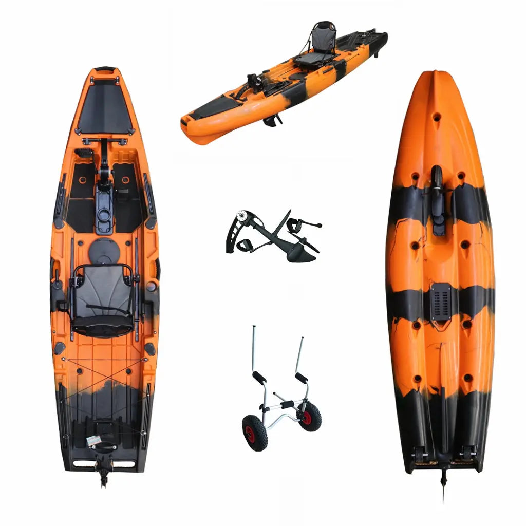 10.5ft Single Pedal Kayak-MARIUS -Customizable EPOAL USA