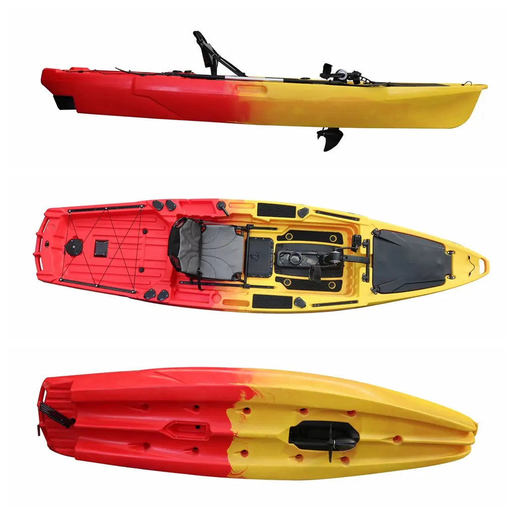 12.9ft Single Dual Purpose Pedal Kayak-HARMAN VK-40 -Customizable EPOAL USA