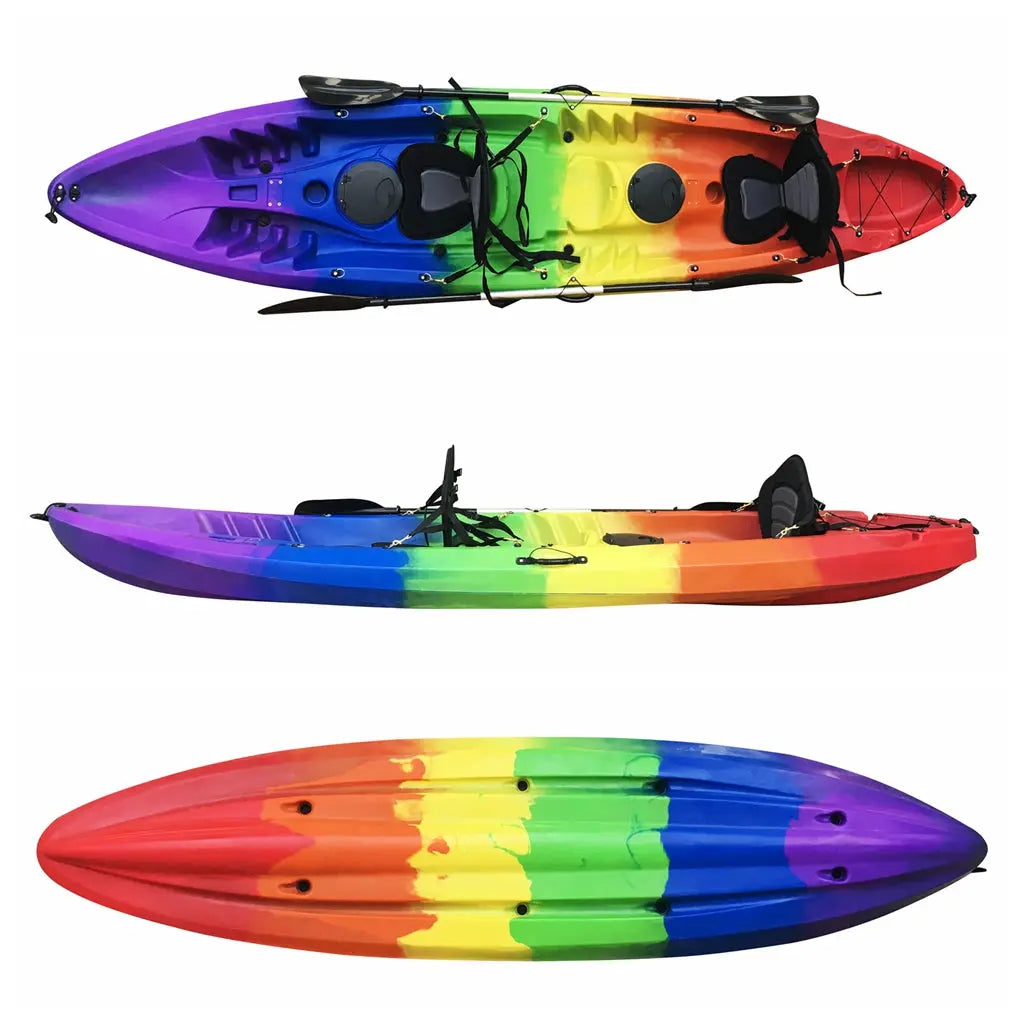 12ft Two Adults And One Kid  Family Fishing Kayak-HAPPINESS -Customizable EPOAL USA