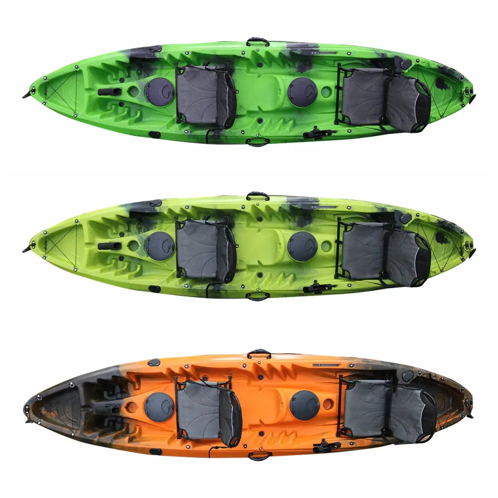 12ft Two Adults And One Kid  Family Fishing Kayak-HAPPINESS II-Customizable EPOAL USA