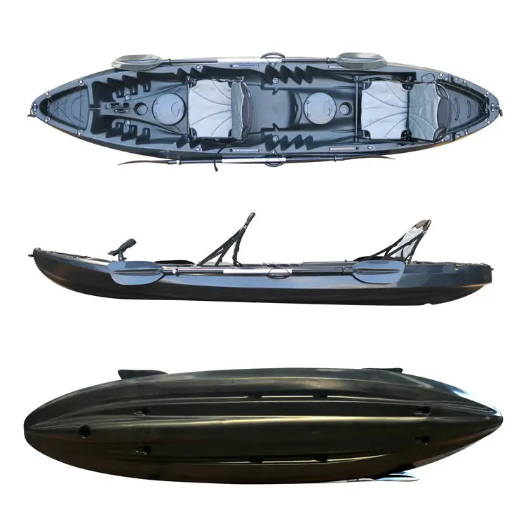 12ft Two Adults And One Kid  Family Fishing Kayak-HAPPINESS II-Customizable EPOAL USA
