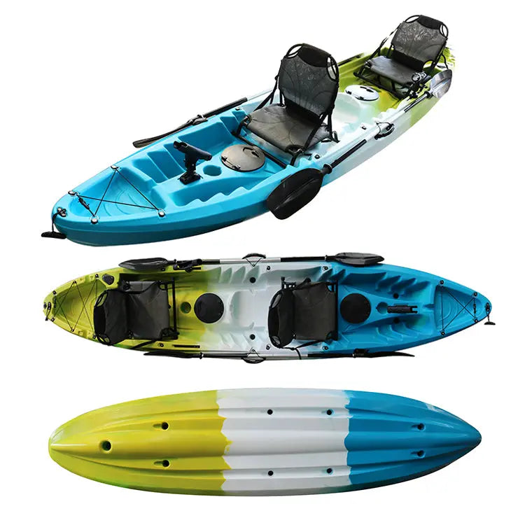 12ft Two Adults And One Kid  Family Fishing Kayak-HAPPINESS II-Customizable EPOAL USA