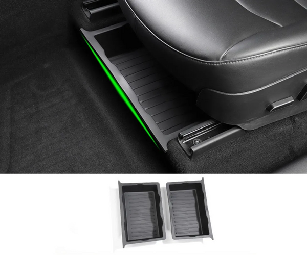 Convenient Underseat Storage Box for Tesla Model Y - Keep your items organized