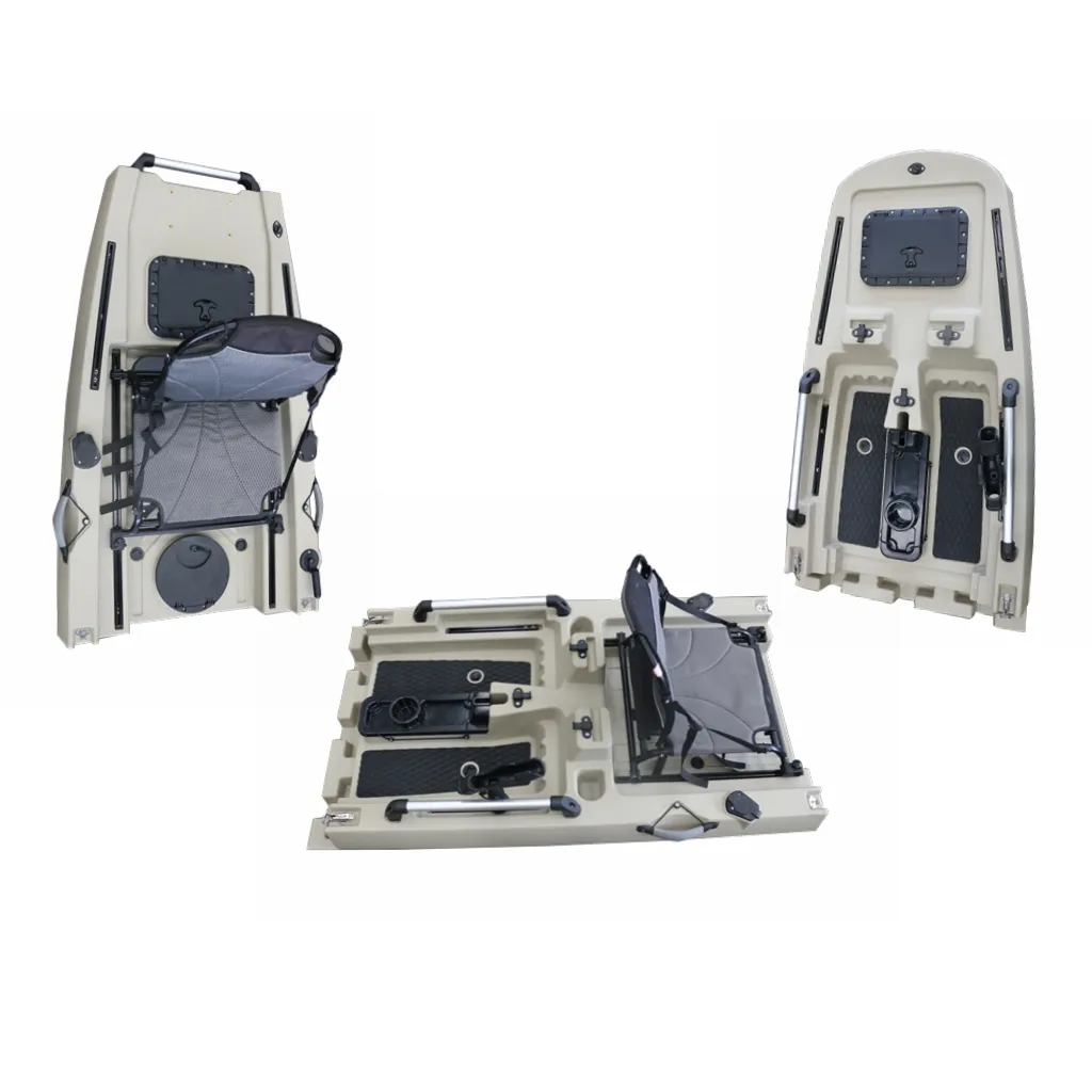 Vicking 3 Section Fishing Kayak Kayak 2 Fish Large Fishing Kayak Pedal Drive Highly Attractive Wholesale 14.6 FT Plastic Canoe