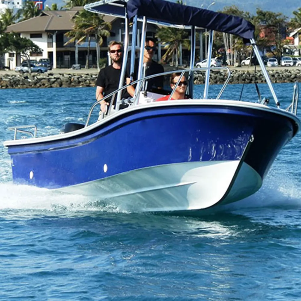 Kinocean 4.2m-7.6m 2023 Speed Fishing Aluminum Panga Boats with Engine for Lake Outdoor Leisure Welded Workmanship