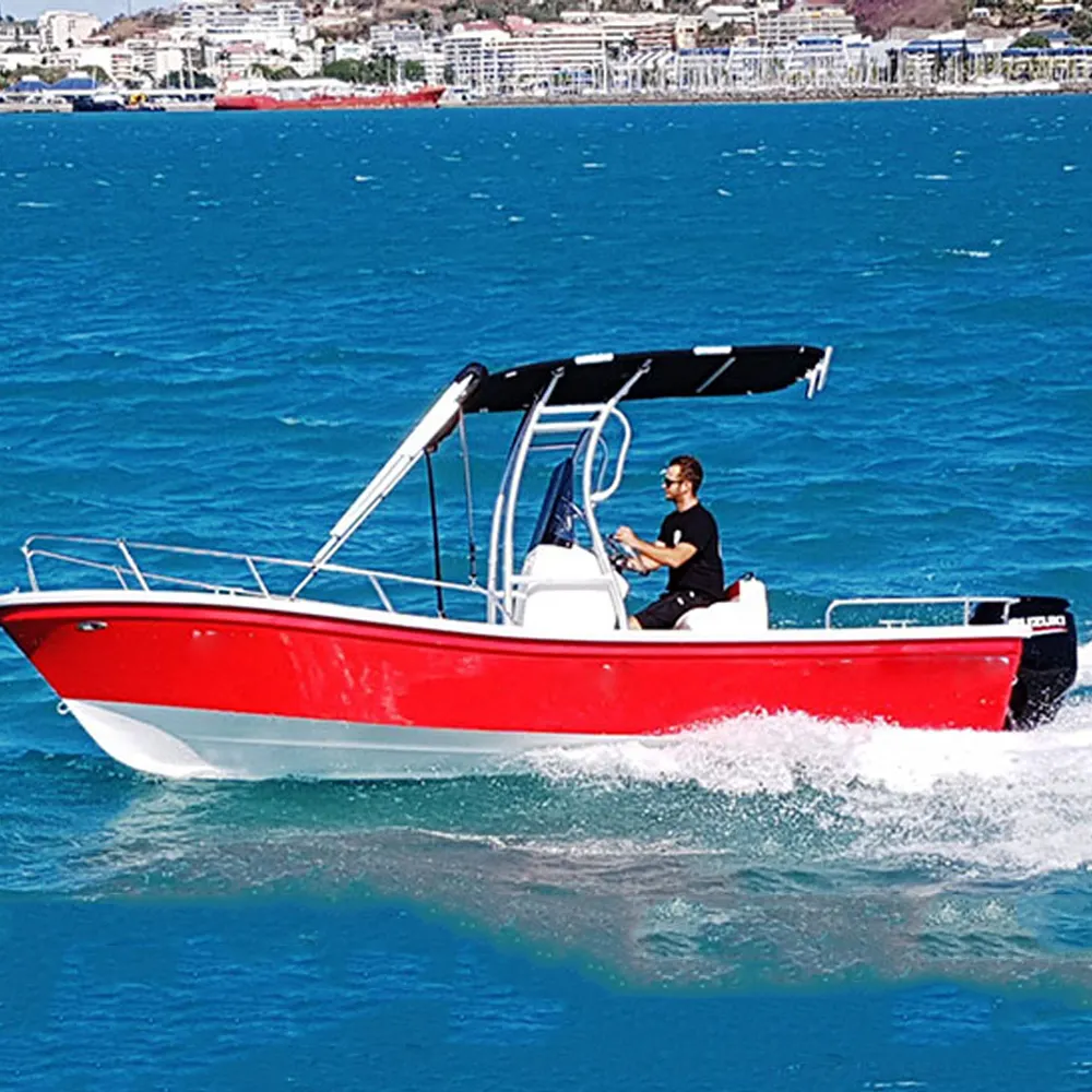 Kinocean 4.2m-7.6m 2023 Speed Fishing Aluminum Panga Boats with Engine for Lake Outdoor Leisure Welded Workmanship