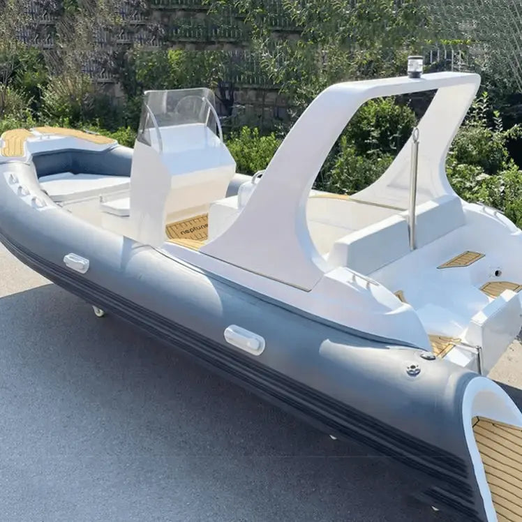 Inflatable Boat 5.8m Hypalon Pvc Rib Boat with Outboard Motor EPOAL USA