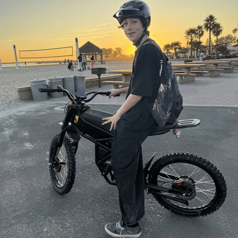 Riding'times GT73 All Terrain 25" Off-Road Tire Bike Electric Fat Tire Bike 2000W 30-50Km/h Electric Dirt Bike EPOAL USA