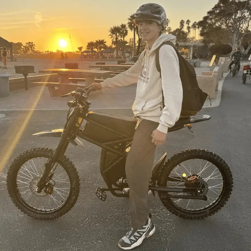 Riding'times GT73 All Terrain 25" Off-Road Tire Bike Electric Fat Tire Bike 2000W 30-50Km/h Electric Dirt Bike EPOAL USA