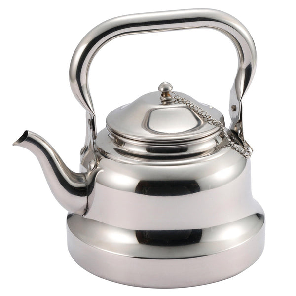 Stainless steel wide mouth camping kettle 1.5L - E3583.
