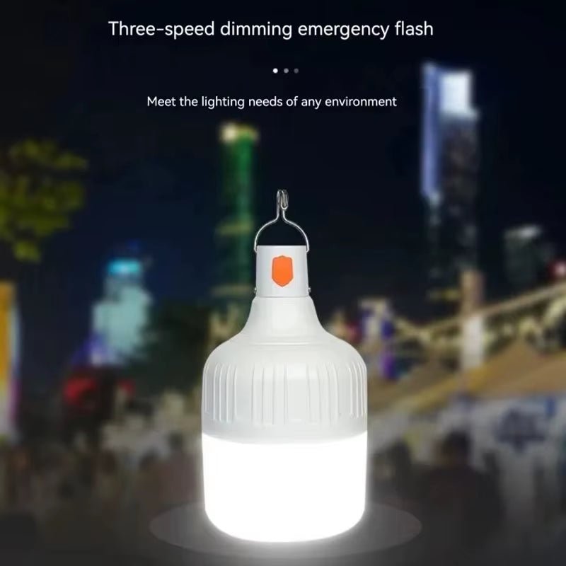 Waterproof and Rechargeable LED Night Light Bulb Dimmable Emergency Light Outdoor Barbecue Tent Light Courtyard Garden Light - EPOAL USA